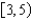 Use interval notation to represent the set of real numbers greater than 3 and less than or equal to 5. A)    B)    C)    D)   