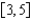 Use interval notation to represent the set of real numbers greater than 3 and less than or equal to 5. A)    B)    C)    D)   