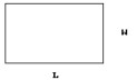  The area of the rectangle shown is given by the polynomial  5 \mathrm{~W}^{2}+4 \mathrm{~W} , where  \mathrm{W}  represents the width. Express the length of the rectangle in terms of W.   A)   5 W^{2}+4  B)   9 \mathrm{~W}  C)   5 W^{2}+3 W  D)   5 \mathrm{~W}+4