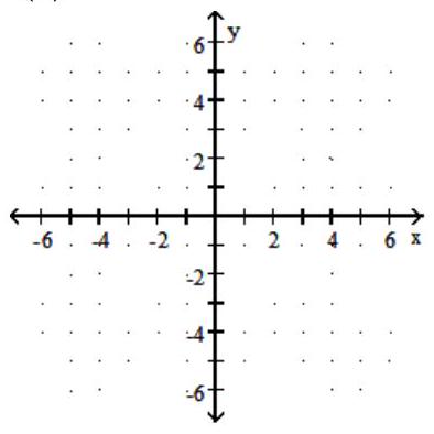  Graph the function. - f(x) =4-x    A)    B)     C)     D)    