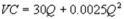 <strong>Suppose Kate's Great Crete (KGC) has annual variable costs of and marginal costs of , where Q is the number of cubic yards of concrete it produces per year. In addition, it has an avoidable fixed cost of $50,000 per year. KGC's demand function is ? . What is KGC's average cost function?</strong> A) B) C) D)