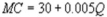 <strong>Suppose Kate's Great Crete (KGC) has annual variable costs of and marginal costs of , where Q is the number of cubic yards of concrete it produces per year. In addition, it has an avoidable fixed cost of $50,000 per year. KGC's demand function is? . What is KGC's profit at the profit maximizing sales price?</strong> A) $30,000 B) $90,000 C) $120,000 D) -$30,000