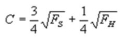 Suppose Brandon's indifference curves are defined as   , where C is a constant,F<sub>H</sub> is consumption during sunny weather and FH is consumption during a hurricane. Further suppose Brandon receives 64 units of food when it is sunny and 16 units when there is a hurricane. If the probability of sunshine is P = 0.75, expected food consumption is A)  28 B)  40 C)  52 D)  80