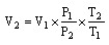 The combined gas law cannot be written as ________. A)    B)    C)    D)   