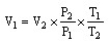 The combined gas law cannot be written as ________. A)    B)    C)    D)   