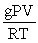 Which of the following is a correct expression for the molecular mass of a gas? A)    B)    C)    D)   
