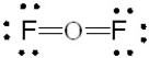 Which of the following is the correct Lewis structure for OF<sub>2</sub>? A)    B)    C)    D)   