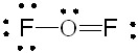 Which of the following is the correct Lewis structure for OF<sub>2</sub>? A)    B)    C)    D)   