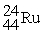 Choose the correct chemical symbol for an atom that contains 20 e<sup>?</sup> and 24 n. A)    B)    C)    D)   