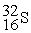 Place in the blank the letter of the correct response in each horizontal row of choices. -________ Number of neutrons in   <sub> </sub> A)  15 B)  17 C)  20 D)  16