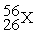 Place in the blank the letter of the correct response in each horizontal row of choices. -________ An isobar of   A)    B)    C)    D)   