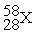 Place in the blank the letter of the correct response in each horizontal row of choices. -________ An isobar of   A)    B)    C)    D)   