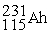 The hypothetical element athenium (Ah) occurs in two isotopic forms:   (86.500% abundance, relative mass of 230.145 amu) and   (13.500% abundance, relative mass of 231.769 amu). Calculate the atomic mass of athenium.