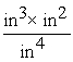 In which of the following  unit set-ups  are the units incorrectly combined together? A)  dm<sup>4</sup> x dm<sup>3</sup> = dm<sup>7</sup> B)    = km<sup>-2</sup> C)    = in D)    = ?m<sup>-2</sup>