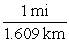 Which of the following is an incorrect conversion factor? A)    B)    C)    D)   