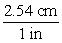 Which of the following is an incorrect conversion factor? A)    B)    C)    D)   