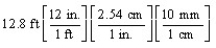 <strong>According to dimensional analysis, which of the following is a correct set-up for the problem How many millimeters are there in 12.8 feet?</strong> A)   B)   C)   D)   <div style=padding-top: 35px> 