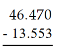 Subtract. -  A)  32.927 B)  32.917 C)  32.923 D)  34.000