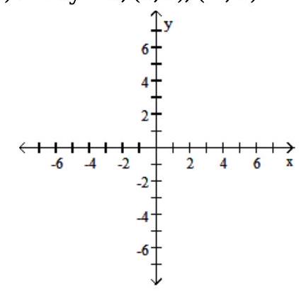  Show that the two ordered pairs are solutions to the given equation. Then use the graph of the two points to determine another solution. Answers may vary. - x+2 y=8 ;  (4,2),(-4,6)     