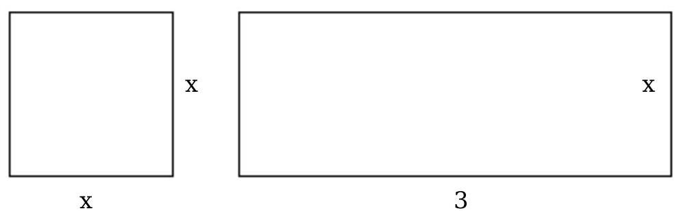  Solve the problem. -Find a polynomial for the sum of the areas of these rectangles.   A)   x^{2}+3 x  B)   x^{2}+3 x+1  C)   4 x^{2}  D)   4 \mathrm{x}