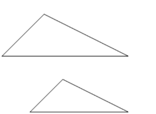 For the pair of similar triangles, find the length of the indicated side. -  In the upper triangle, the shortest side has length 16 , and the middle side has length 24 . In the lower triangle, the shortest side has length 12 , the middle side has length 18 , and the longest side has length 24. Find the length,  x , of the longest side of the upper triangle. A)   x=30  B)   x=40  C)   x=24  D)   x=32