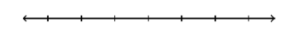  Solve and graph. - 2 \mathrm{x}<12    A)   \{x \mid x>6\} , or  (6, \infty)     B)   \{x \mid x>10\} , or  (10, \infty)     C)   \{\mathrm{x} \mid \mathrm{x}<10\} , or  (-\infty, 10)     D)   \{\mathrm{x} \mid \mathrm{x}<6\} , or  (-\infty, 6)     