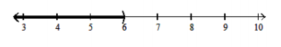  Solve and graph. - 2 \mathrm{x}<12    A)   \{x \mid x>6\} , or  (6, \infty)     B)   \{x \mid x>10\} , or  (10, \infty)     C)   \{\mathrm{x} \mid \mathrm{x}<10\} , or  (-\infty, 10)     D)   \{\mathrm{x} \mid \mathrm{x}<6\} , or  (-\infty, 6)     