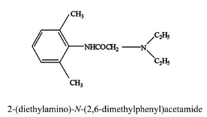 Identify the following local anesthetic drug.  <div style=padding-top: 35px> 