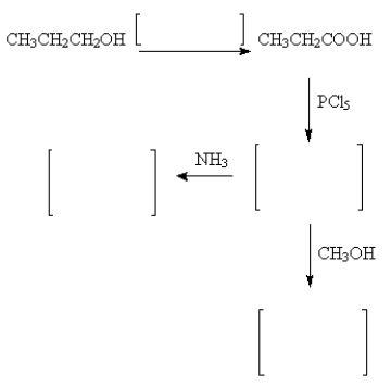 Fill in the missing reactants and products.  