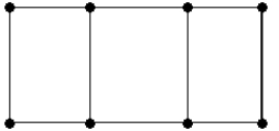 What is the smallest number of edges that would need to be removed to disconnect the graph below?   A)  1 B)  2 C)  3 D)  4