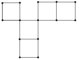 Find the minimum number of edges that must be duplicated to create the best possible eulerization of this graph.   A)  1 B)  2 C)  3 D)  4