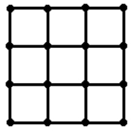 Find the chromatic number of the graph below.   A)  5 B)  4 C)  3 D)  2