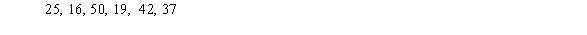 <strong>Given the set of data below, find the median. </strong> A) 34.5 B) 31 C) 31.5 D) 50