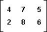 In the following two-person zero-sum game, the payoffs represent gains to the row player I and losses to column player II.   Does this game have a saddlepoint? What is each player's minimax or maximin strategy? Justify your response.