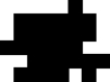 Can the tile below be used to tile the plane?   A)  no B)  yes, with translations only C)  yes, with translations and half-turns only D)  yes, but reflections must be included