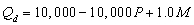 refer to the following: Consider a competitive industry and a price-taking firm that produces in that industry. The market demand and supply functions are estimated to be: Demand:   Supply:   where Q is quantity, P is the price of the product, M is income, and   is the input price. The manager of the perfectly competitive firm uses time-eries data to obtain the following forecasted values of M and   for 2009:    The manager also estimates the average variable cost function to be    Total fixed costs will be $2,000 in 2009. -What is the price forecast for 2009? A)  $2 B)  $2.50 C)  $2.75 D)  $3 E)  none of the above