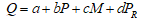 refer to the following: The following linear demand specification is estimated for Conlan Enterprises, a price-setting firm:    ‪    where Q is the quantity demanded of the product Conlan Enterprises sells, P is the price of that product, M is income, and P<sub>R</sub> is the price of a related product. The results of the estimation are presented below:    -At the 1% level of significance, the critical value of the F-statistic is equal to __________. A)  0.7984 B)  4.57 C)  36.14 D)  2.763 E)  -3.50