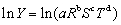<strong>refer to the following computer output from estimating the parameters of the nonlinear model The computer output from the regression analysis is: -The nonlinear relation can be transformed into the following linear regression model:</strong> A) B) C) D)