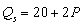 Use the following demand and supply functions  Demand:   Supply:   -Equilibrium price and output are A)  P = $5 and Q = 70. B)  P = $11 and Q = 3.32. C)  P = $12 and Q = 44. D)  P = $15 and Q = 50. E)  none of the above