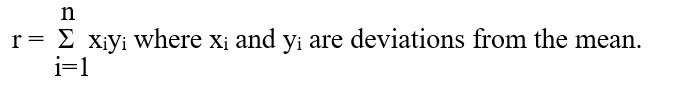  The correlation coefficient is given by the following equation. A)    B)    C)    \frac{Unexplained variation}{Total variation}  D)    E)  None of the above. 