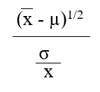 <strong>Which formula is appropriate for estimating the value of the z-statistic when the population variance is known (where \overline{x} is the sample mean, \sigma µ represents the population mean, and \frac{s}{x} is the standard error of the mean.</strong> A) B) C) D) E)