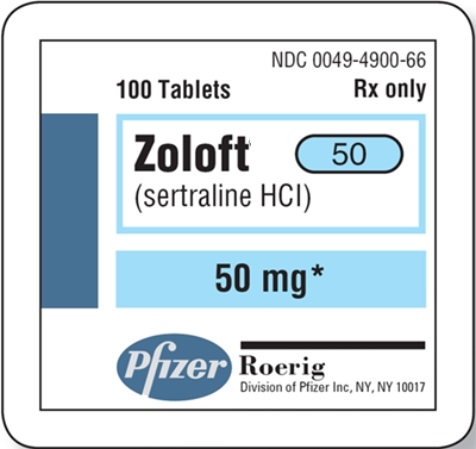 Ordered: Zoloft 100 mg po daily for 7 days On hand: See label   Calculate the amount to dispense: _______________.   