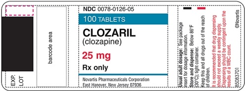 Ordered: Clozaril 25 mg po q6h for 14 days On hand: See label   Calculate the amount to dispense: _______________.   