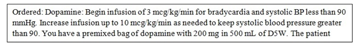 What is the maximum flow rate for this order?   A)  795 mcg/min B)  120 mL/h C)  30 mL/h D)  79.5 mL/h