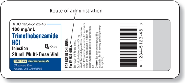 Calculate the amount to administer: __________________.   Ordered: Trimethobenzamide HCl 130 mg IM now   See label for dose on hand   