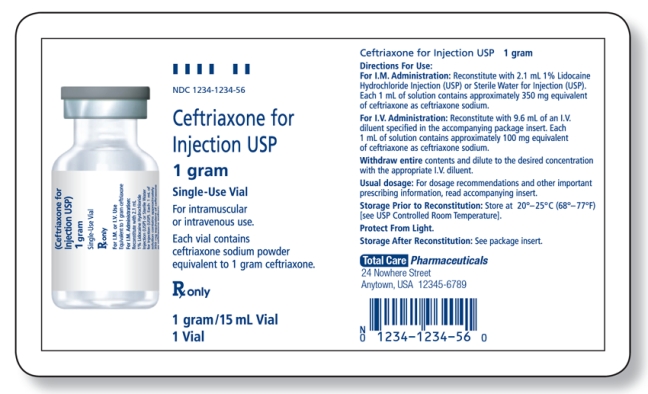 When ceftriaxone 1 g is reconstituted for IM injection, dosage strength will be _______________.   