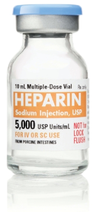   Calculate the amount to administer: _______________. Ordered: 4,500 units heparin subcut now On hand: See label
