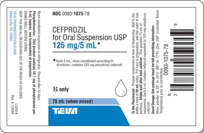 After reading the label carefully, Tara reconstitutes Cefprozil Oral Suspension using 59 mL of water. After reconstitution, the bottle contains _______________ of solution.   