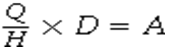 The correct formula for calculating the amount to administer by the formula method is _________. A)    B)    C)    D)   