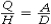 Which of these is used to determine the amount to administer using proportion with ratios? A)    B)  H : Q = D : A C)    D)   
